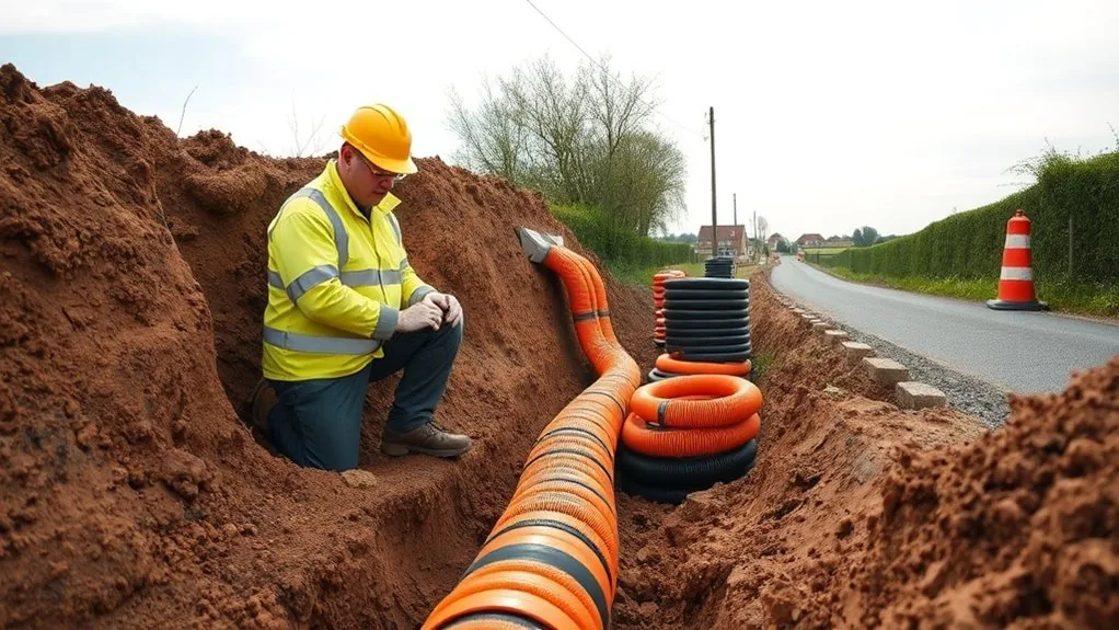 Electric Ducting Installation in Whitstable | Power Supply Cable Ducting